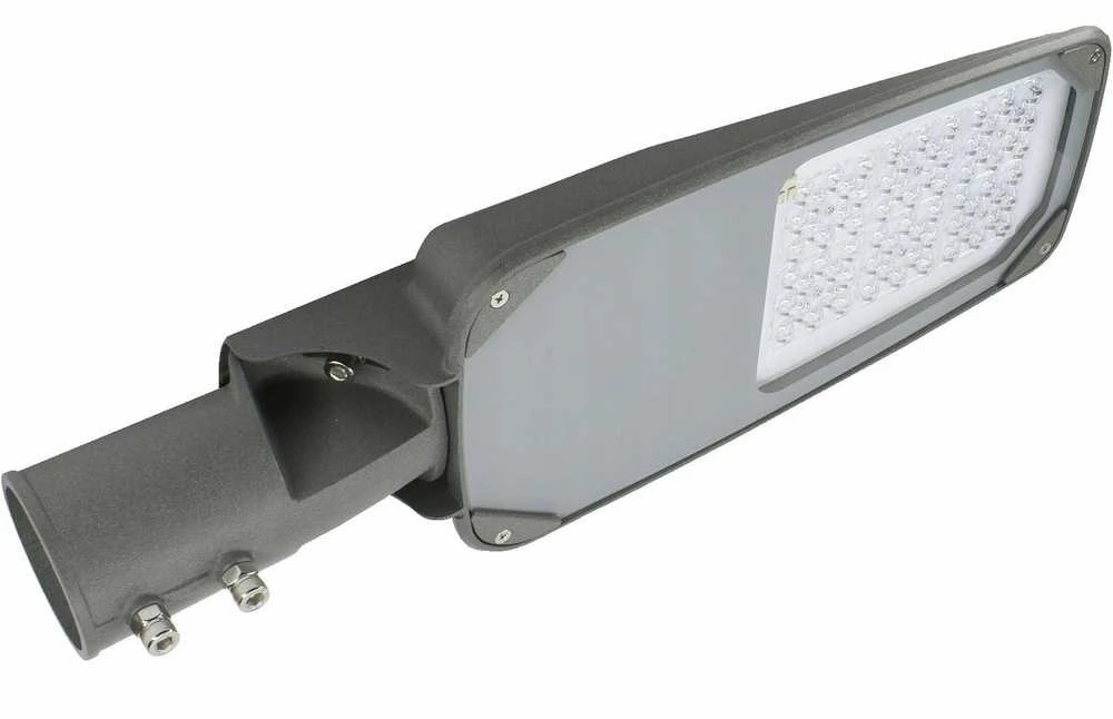 Bemko 50W LED gatvės šviestuvas JAGER, pilkas, 6000K, IP66