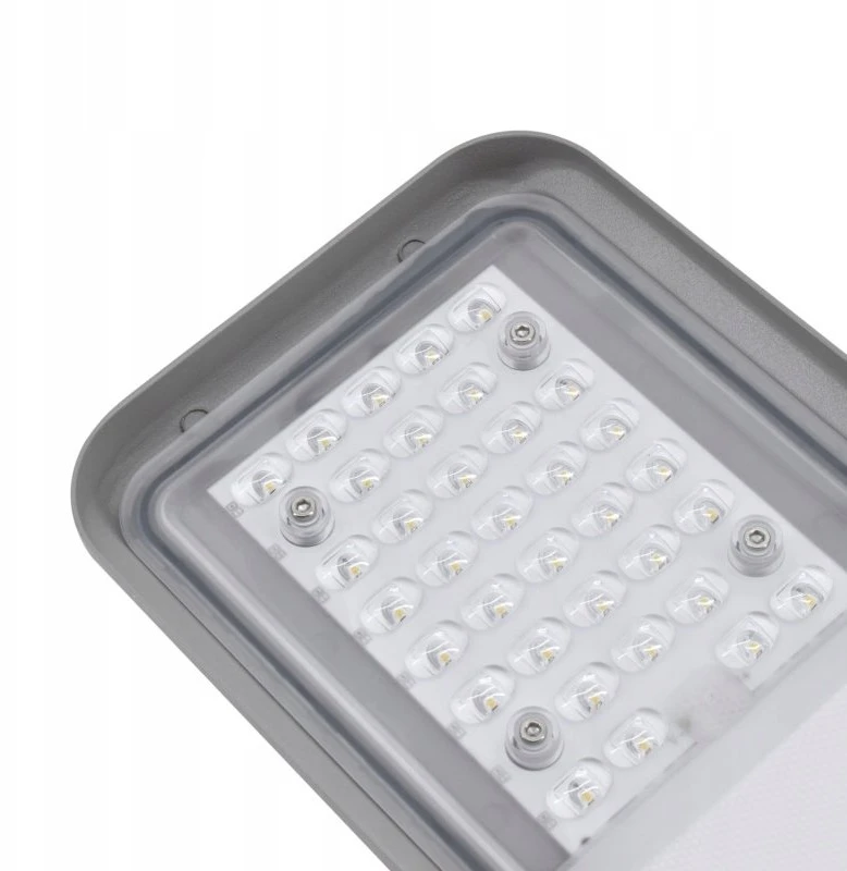 Bemko 30W LED gatvės šviestuvas JAZMIN, šviesiai pilkas, 4000K, IP65