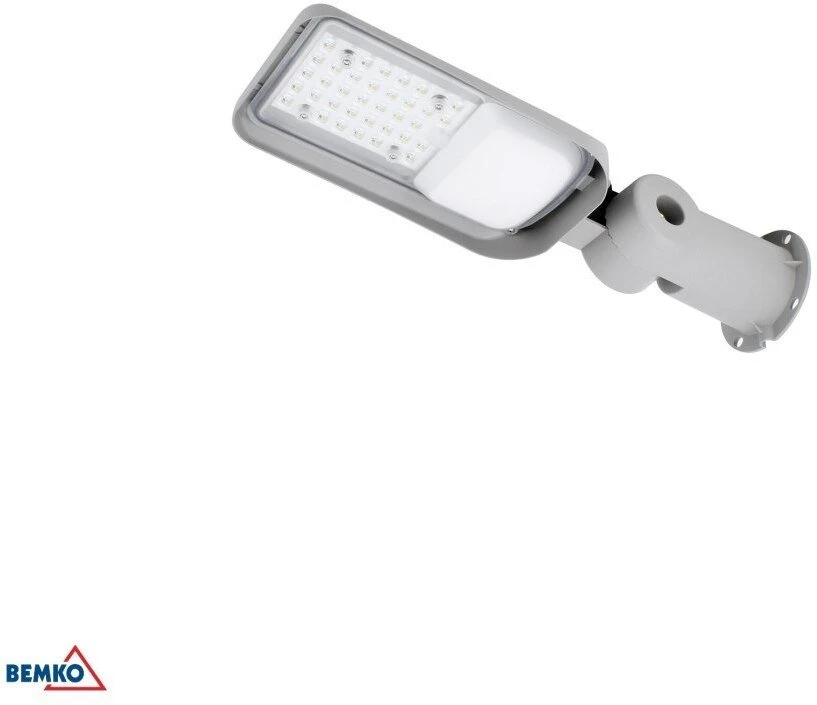 Bemko 50W LED gatvės šviestuvas JAZMIN, juodas, 4000K, IP65, 140°x70°