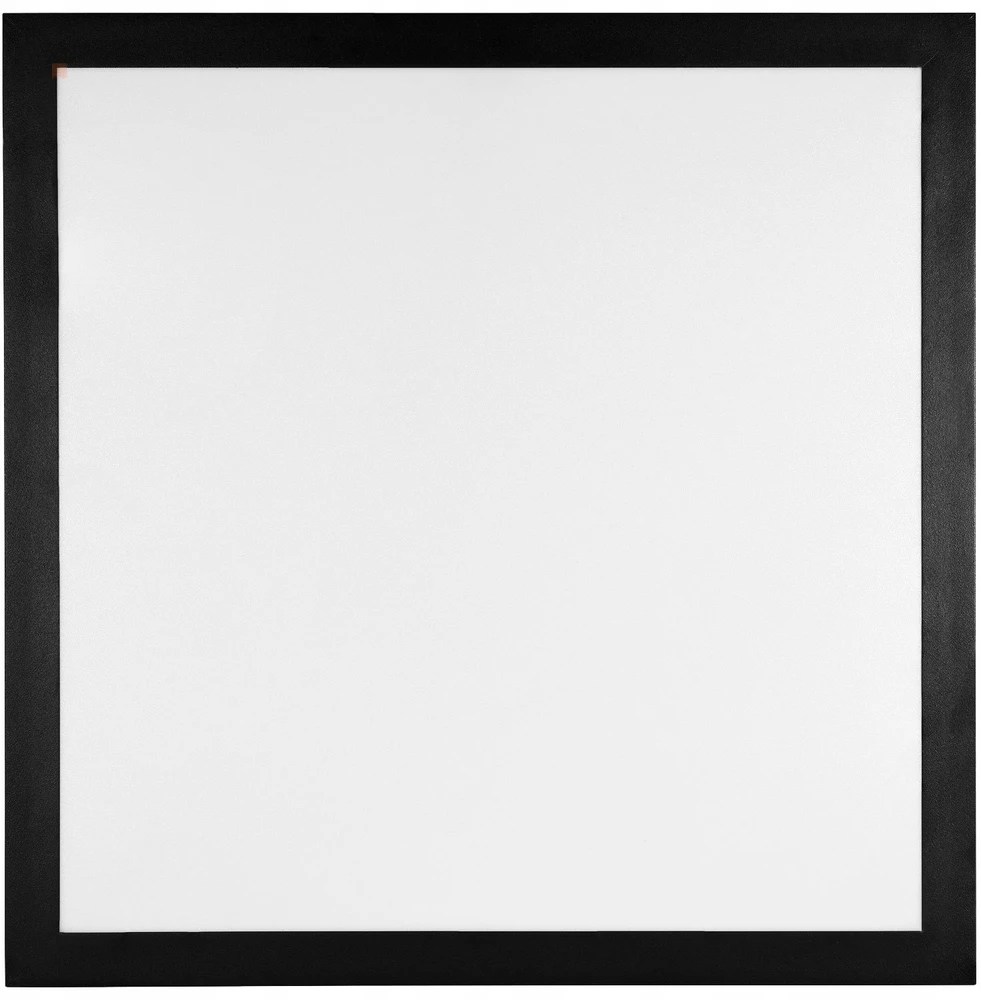 Lubinis šviestuvas Bemko 32W LED paviršinė panelė DENAR, juoda, 4000K