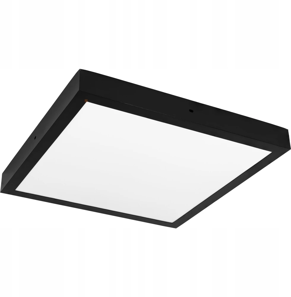 Lubinis šviestuvas Bemko 32W LED paviršinė panelė DENAR, juoda, 4000K