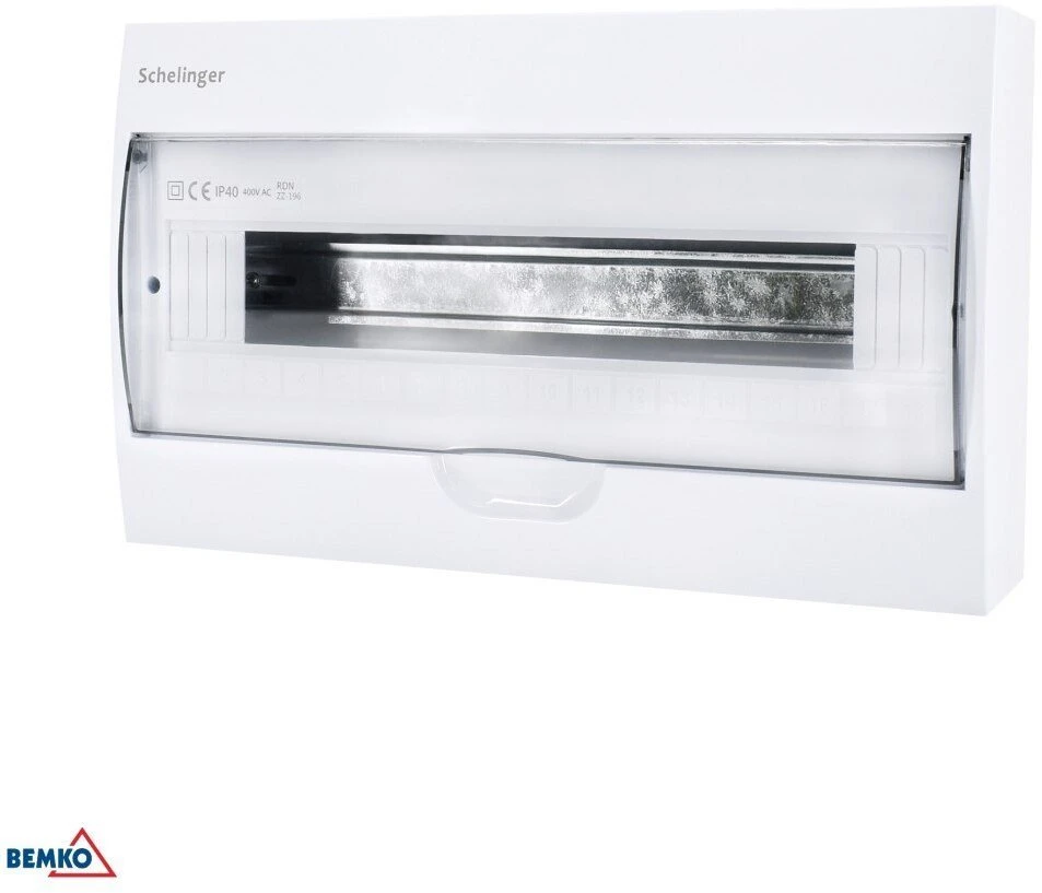 Bemko Schelinger Skirstytuvas ant sienos IP40 GNYBTAI 24N+24PE 2x12P