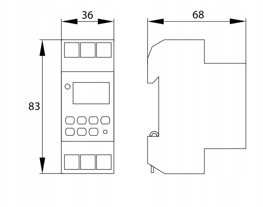 Bemko STYCZNIK MODUŁOWY SC101 1P 25A TYP 11 (1NO+1NC) SCHELINGER A62-SC-101-1P-25-11
