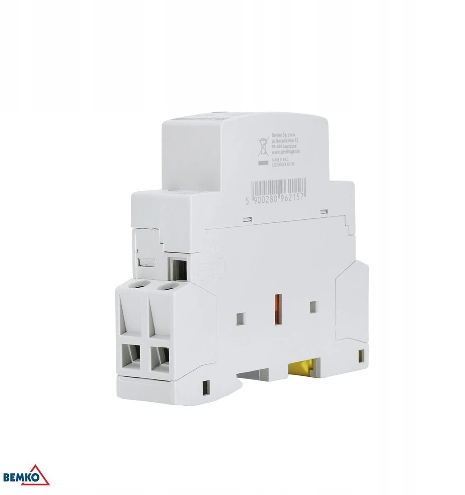Bemko STYCZNIK MODUŁOWY SC101 1P 25A TYP 11 (1NO+1NC) SCHELINGER A62-SC-101-1P-25-11
