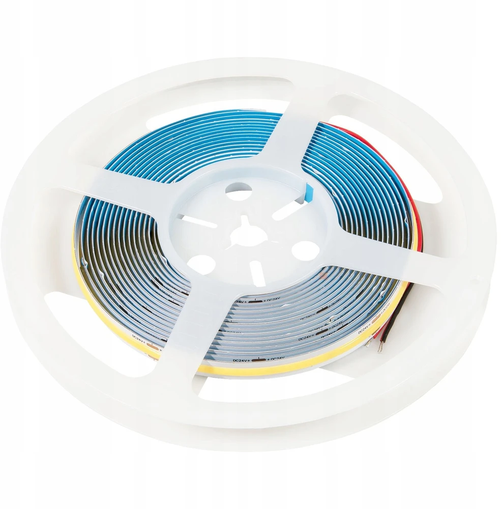 Bemko 12W/m LED COB juosta PREMIUM, 12V, 6500K, 5m ritė