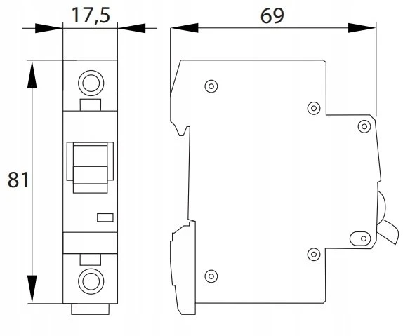 Bemko A02-G8-1P-C16 Grandinės pertraukiklis 6KA 1P C 16A SCHELINGER A02-G8-1P-C16
