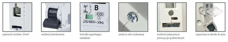 Bemko A02-G7-1P-C40 GRANDINĖS IŠJUNGIKLIS 4.5KA 1P C 40A SCHELINGER A02-G7-1P-C40