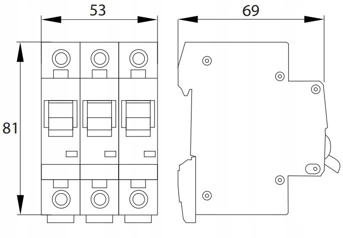 Schelinger Automatinis jungiklis 3P-B20A 3 fazių 20A