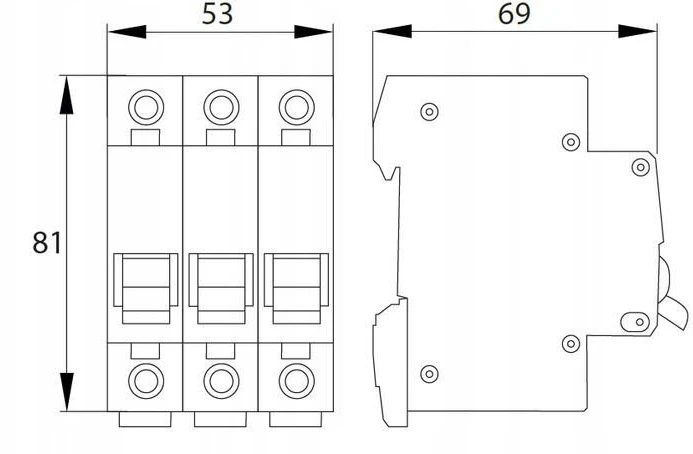 Bemko A02-G7-3P-B06 GRANDINĖS IŠJUNGIKLIS 4.5KA 3P B 06A SCHELINGER A02-G7-3P-B06