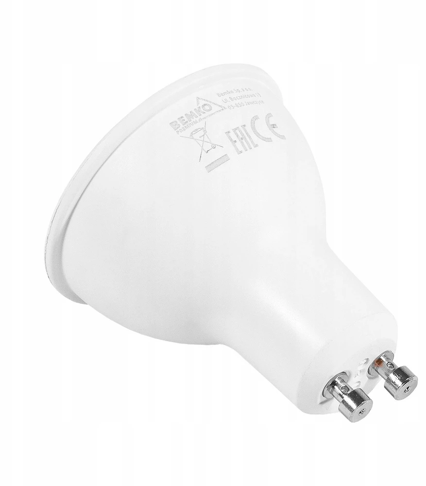 Bemko 5W LED lemputė, GU10, 6500K, 120°