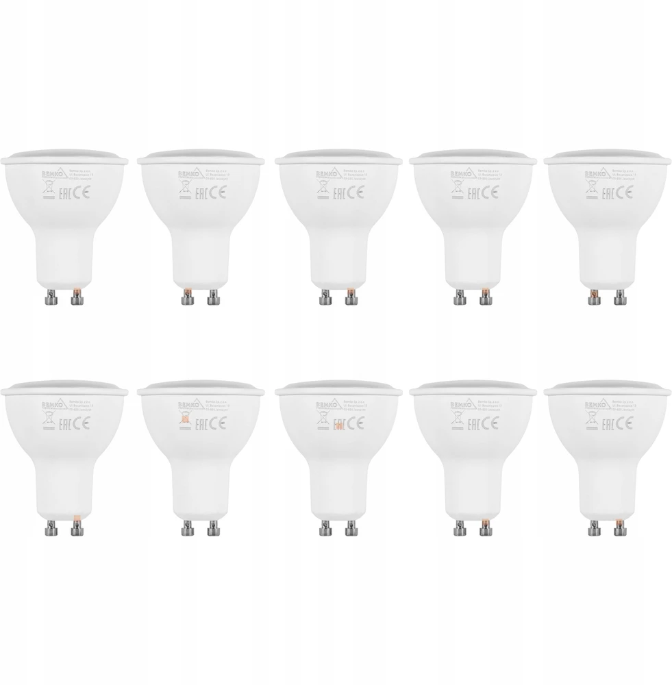 Bemko 5W LED lemputė, GU10, 6500K, 120°