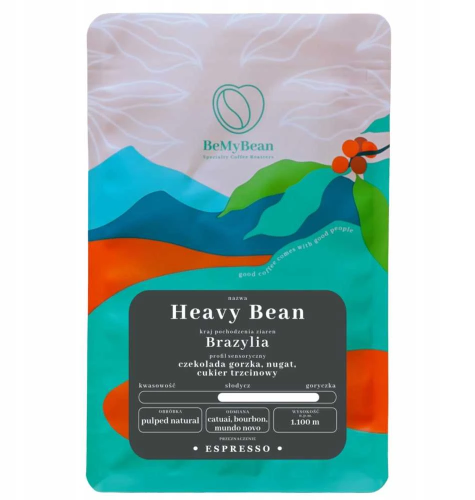 BeMyBean - sunkiųjų pupelių Brazilijos minkštimo natūrali espreso kava 1kg