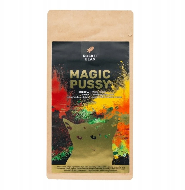 Bemybean Rocket Bean Rukolų pupelės - Magic Pussy Ethiopia Guji Shakisso natūralus espresas 200 g