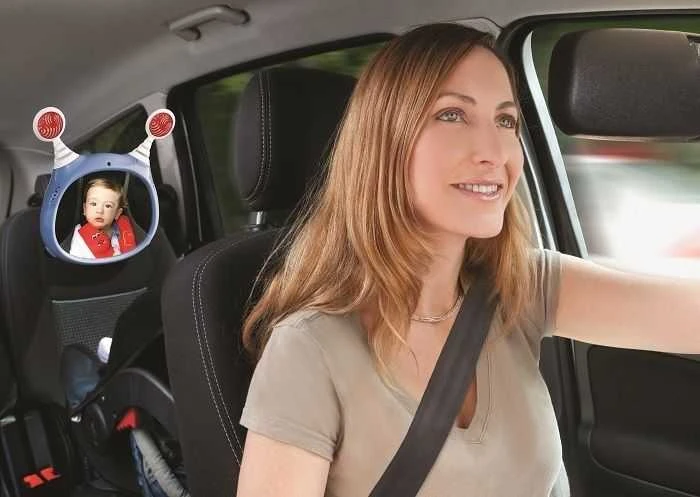 Benbat Oly Pilkas aktyvus automobilio veidrodėlis