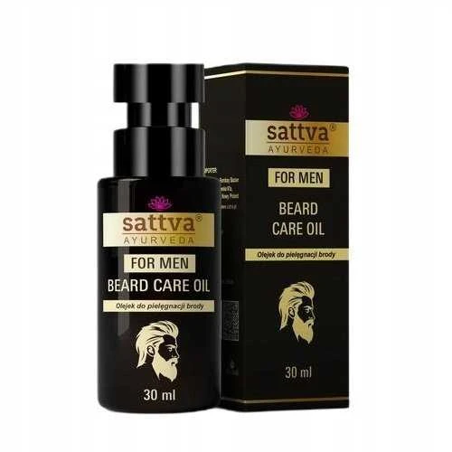 Sattva barzdos aliejus 30ml juodame buteliuke su dozatoriumi