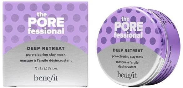 Benefit The POREfessional Deep Retreat poras išvalanti molio kaukė veido kaukė moterims, 75 ml