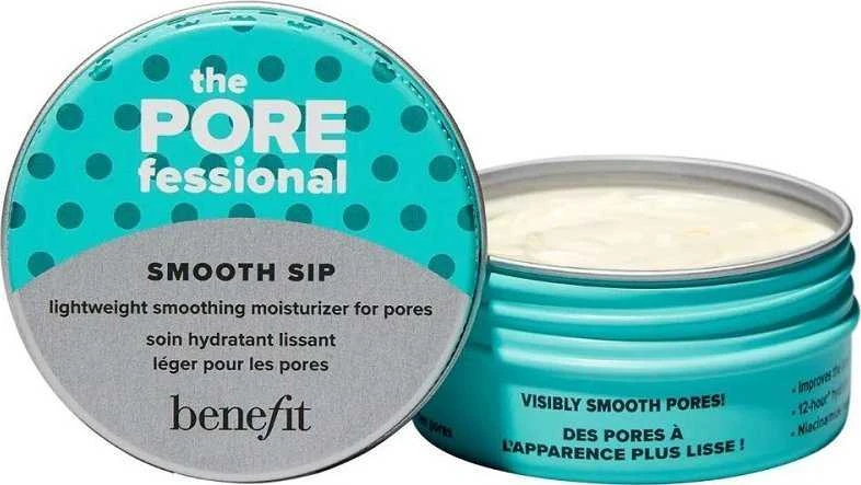 Benefit Drėkinamasis odos kremas „The Porefessional Smooth Sip“ (lengvas lyginamasis drėkiklis), 20 ml