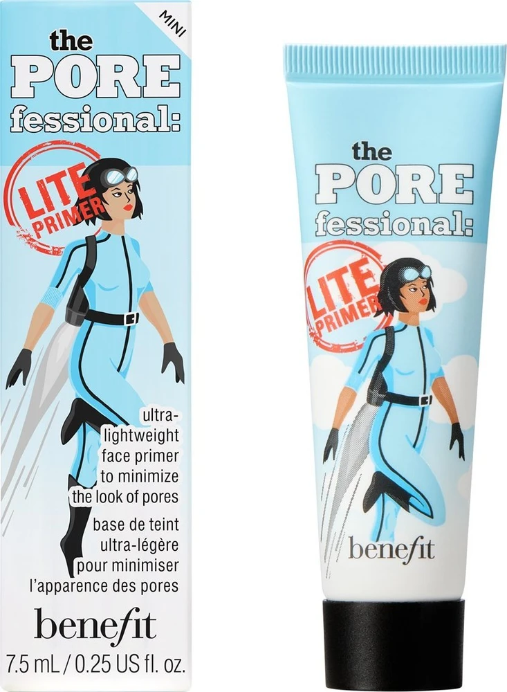 Benefit The POREfessional Lite Primer lengvos tekstūros makiažo bazė, 7,5 ml