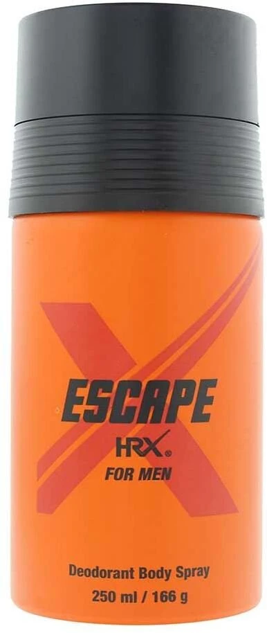 Hrx Escape vyriškas dezodorantas-purškiklis, oranžinis flakonas