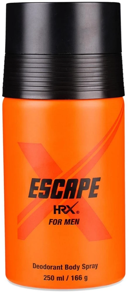 HRX Escape dezodorantas ryškiame oranžiniame flakone