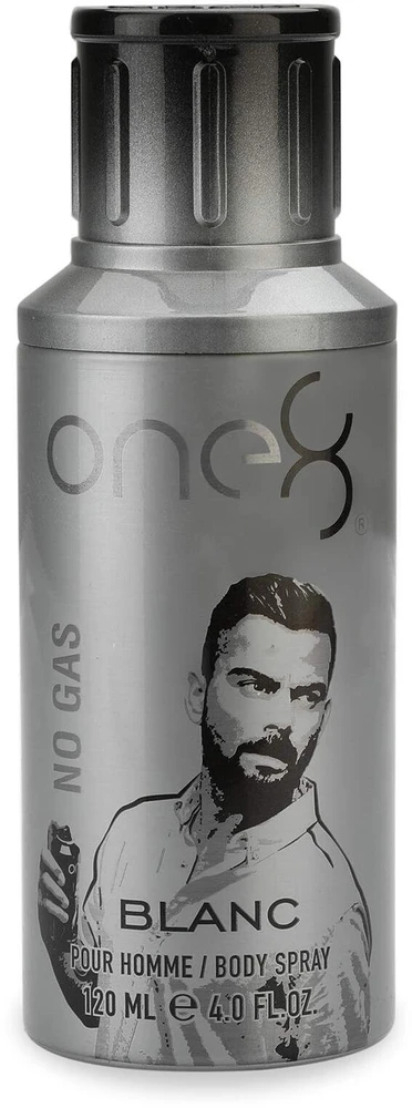 One 8 One8 Blanc No Gas parfumuotas kūno purškiklis vyrams, 200 ml