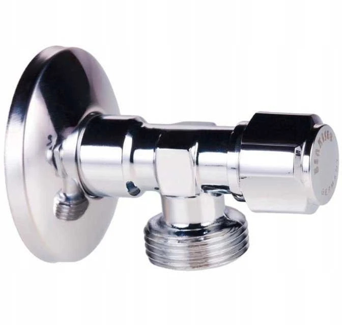 BENKISER Kampinis ventilis, 1/2″x3/8″ išor. sriegis, be veržlės