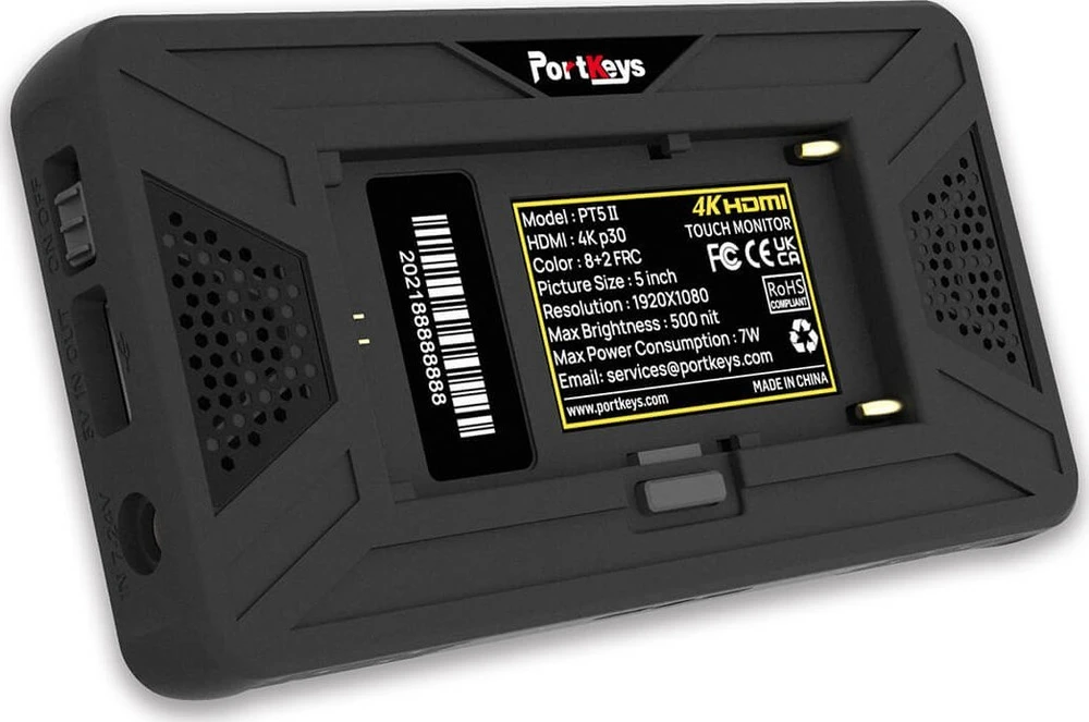 Portkeys PT5 II 5 Inch 4K HDMI Jutiklinis ekranas Monitorius