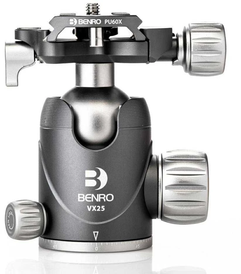 Trikojis - Benro VX25+PU60X Profesionali Fotografija ir Vaizdo Įrašymas Juoda