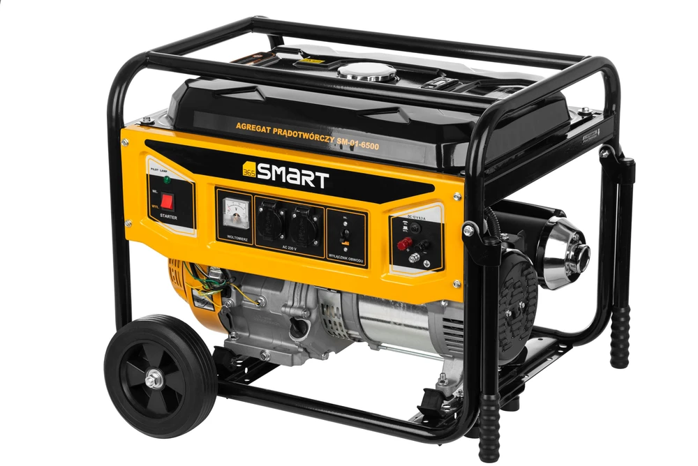 Benzininis generatorius Smart365 SM-01-6500, 5,5 kW, 230 V, 25 l