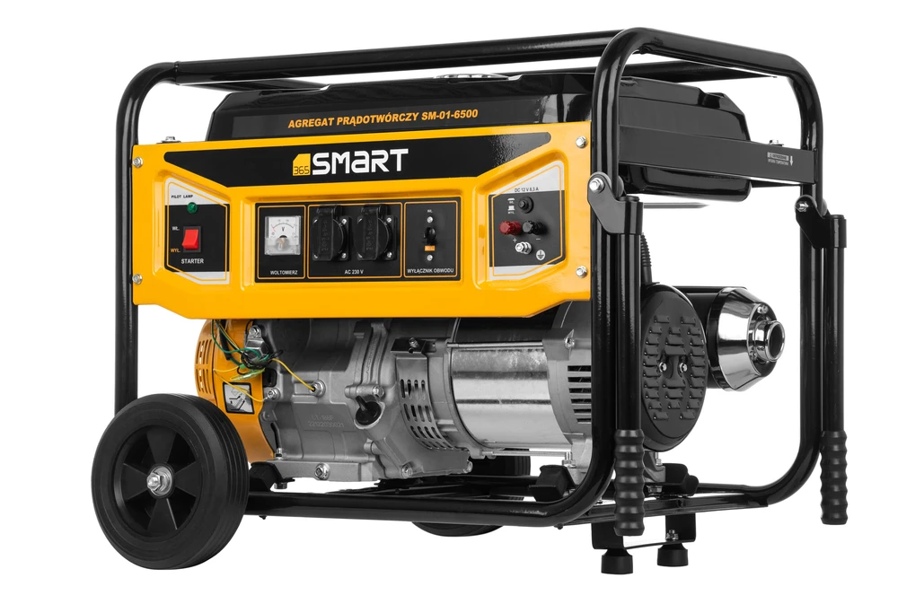 Benzininis generatorius Smart365 SM-01-6500, 5,5 kW, 230 V, 25 l