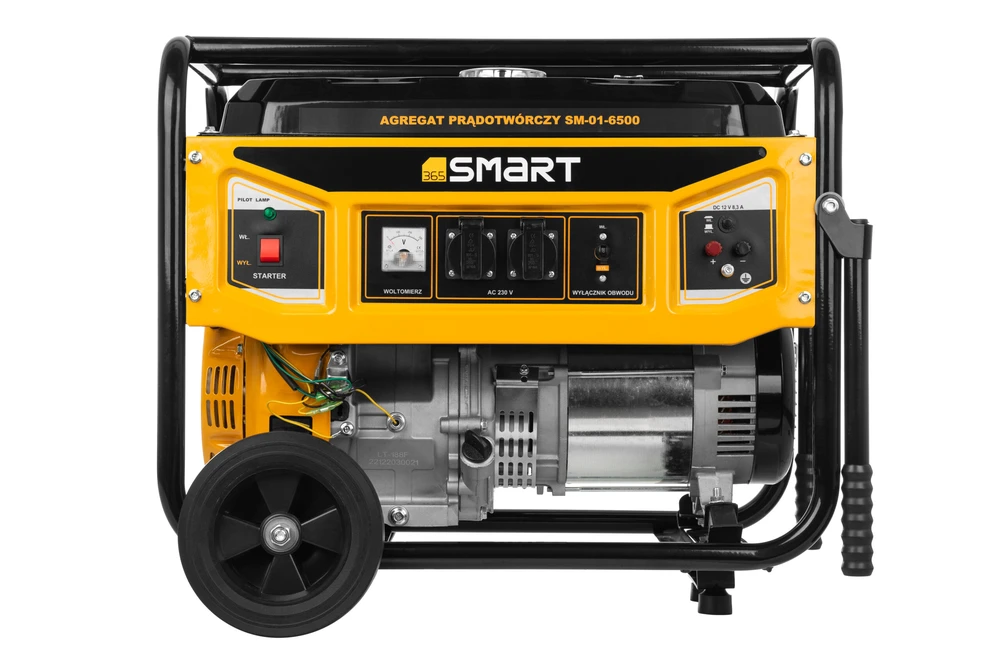 Benzininis generatorius Smart365 SM-01-6500, 5,5 kW, 230 V, 25 l