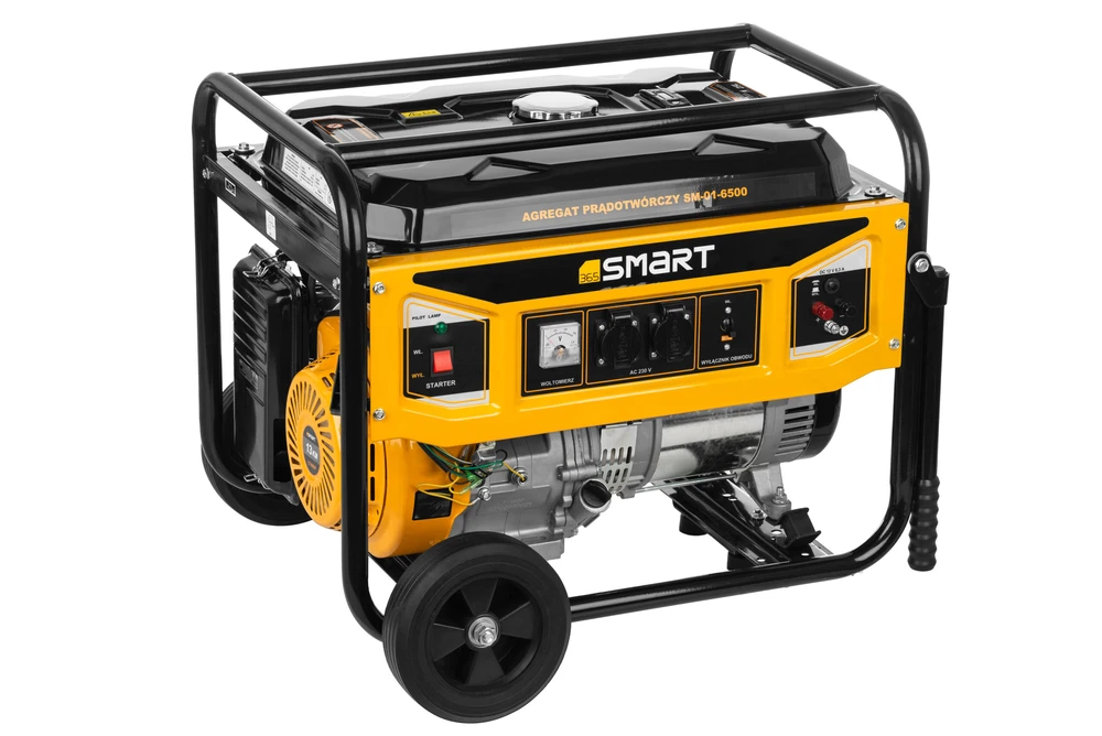 Benzininis generatorius Smart365 SM-01-6500, 5,5 kW, 230 V, 25 l