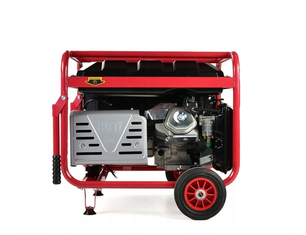 Benzininis trifazis elektros generatorius „Tvardy T05003“, 6600 W, 400 V, elektrinis paleidimas