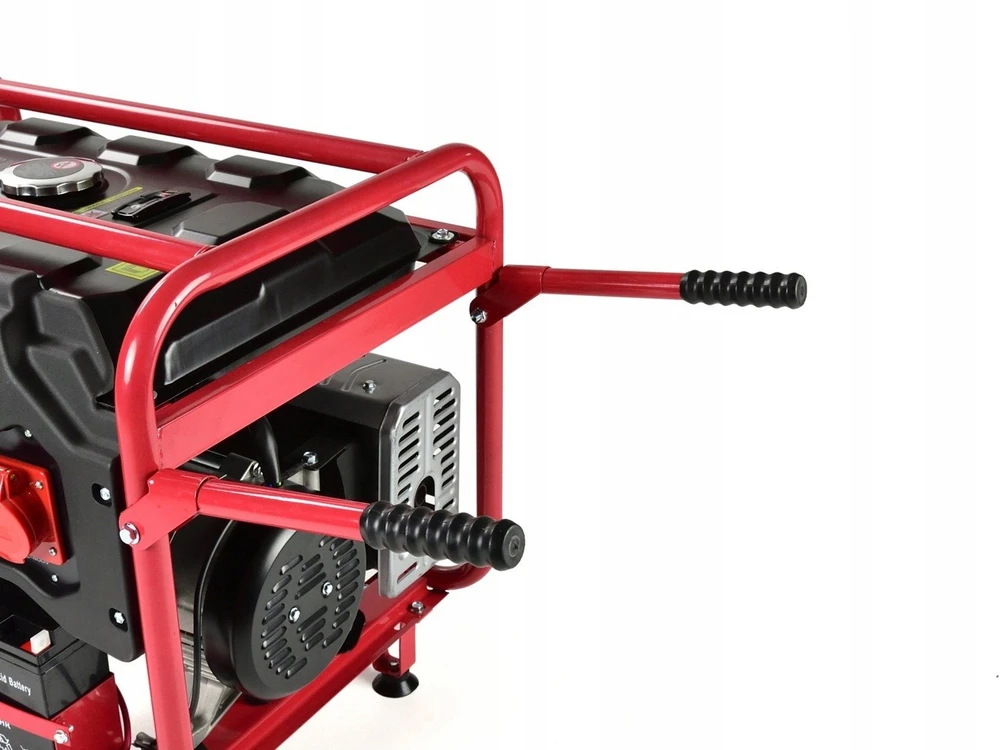 Benzininis trifazis elektros generatorius „Tvardy T05003“, 6600 W, 400 V, elektrinis paleidimas