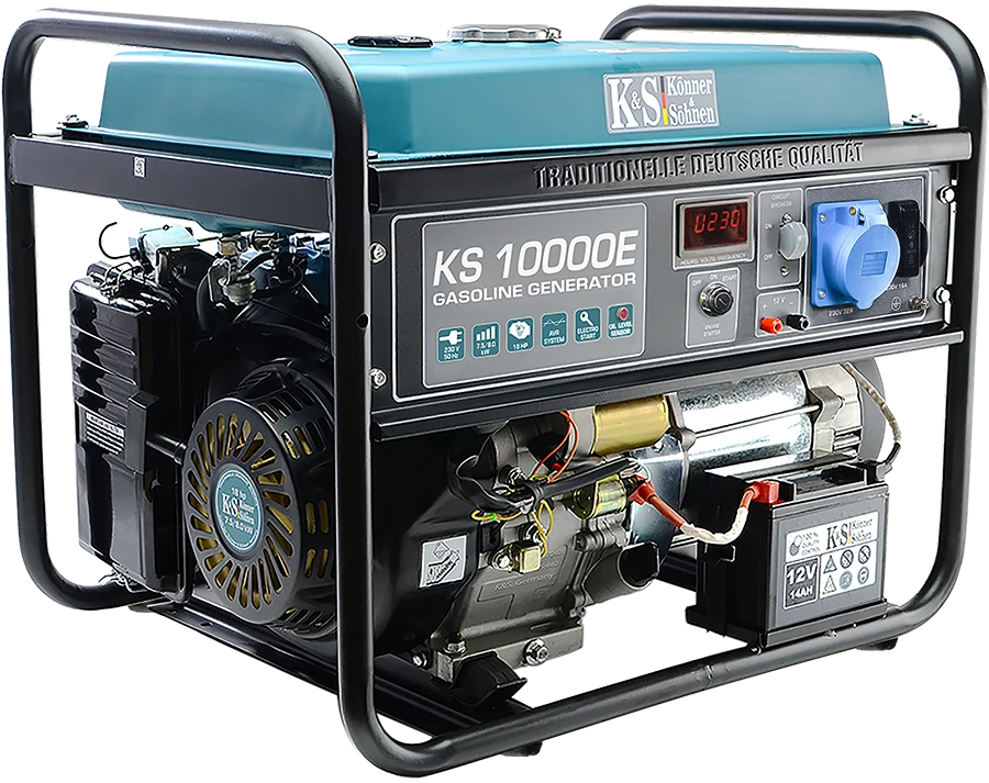 KÖNNER & SÖHNEN Benzininis Generatorius 7,5kW 230V KS 10000E