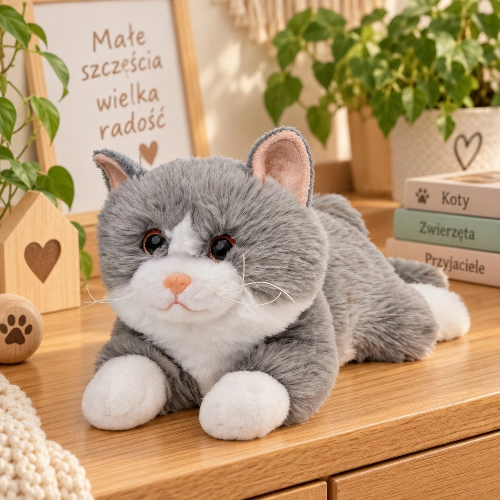 Beppe *****Kot szaro - balta 38/45cm 14320 25388