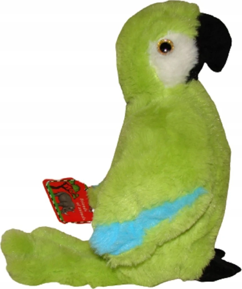 Beppe Pliušinis žaislas - žalioji papūga ara, 20 cm