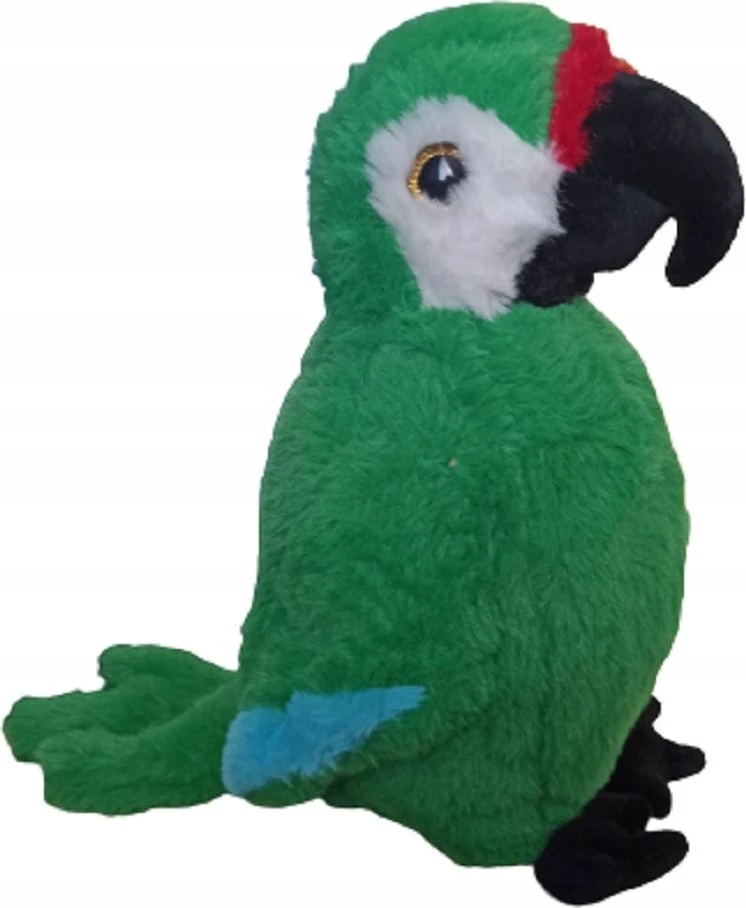 Beppe Pliušinis žaislas - žalioji papūga ara, 30 cm