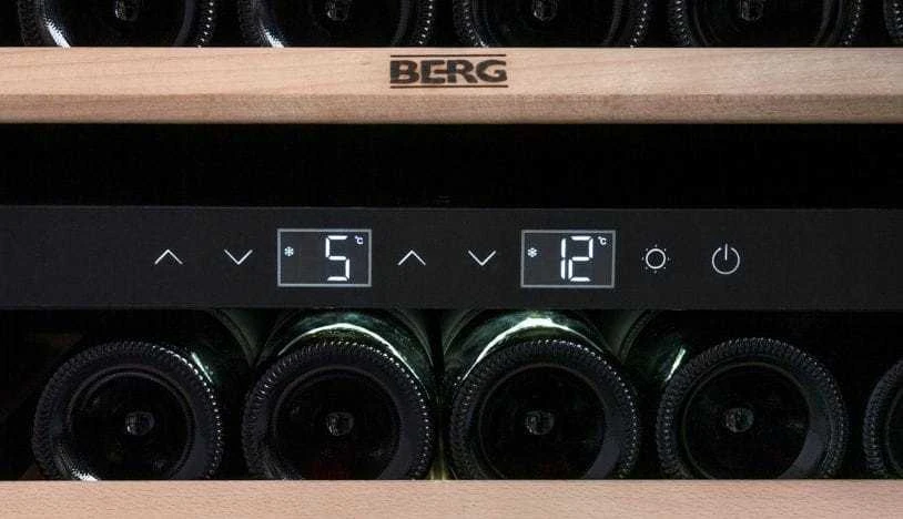 Šaldytuvas do wina Berg BRGSW24 Winiarka juoda Montuojama 24 butelki