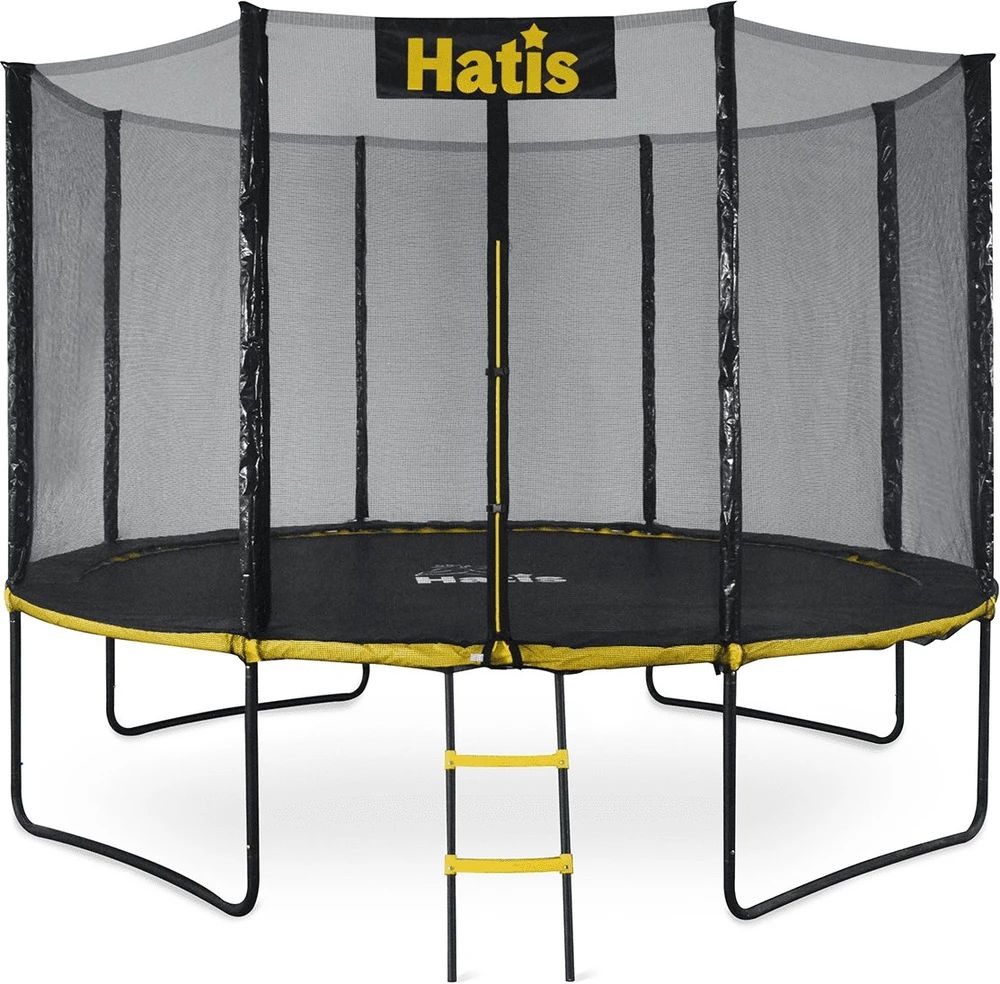 Batutas HATIS 3.66 m, su apsauginiu tinklu ir laipteliais