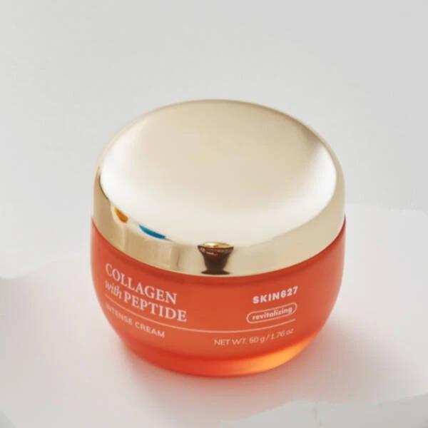 Bergamo Skin627 Kolageno ir peptidų veido kremas nuo senėjimo, 50 g