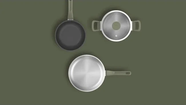 Berghoff Puodas and puodų rinkinys 8pcs olive