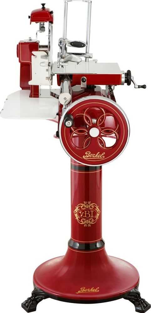 Berkel Volano B3 raudonos/auksinės spalvos pjaustyklė