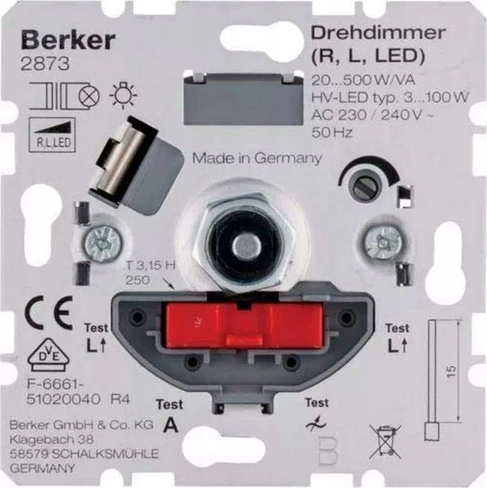 LED dimeris Berker