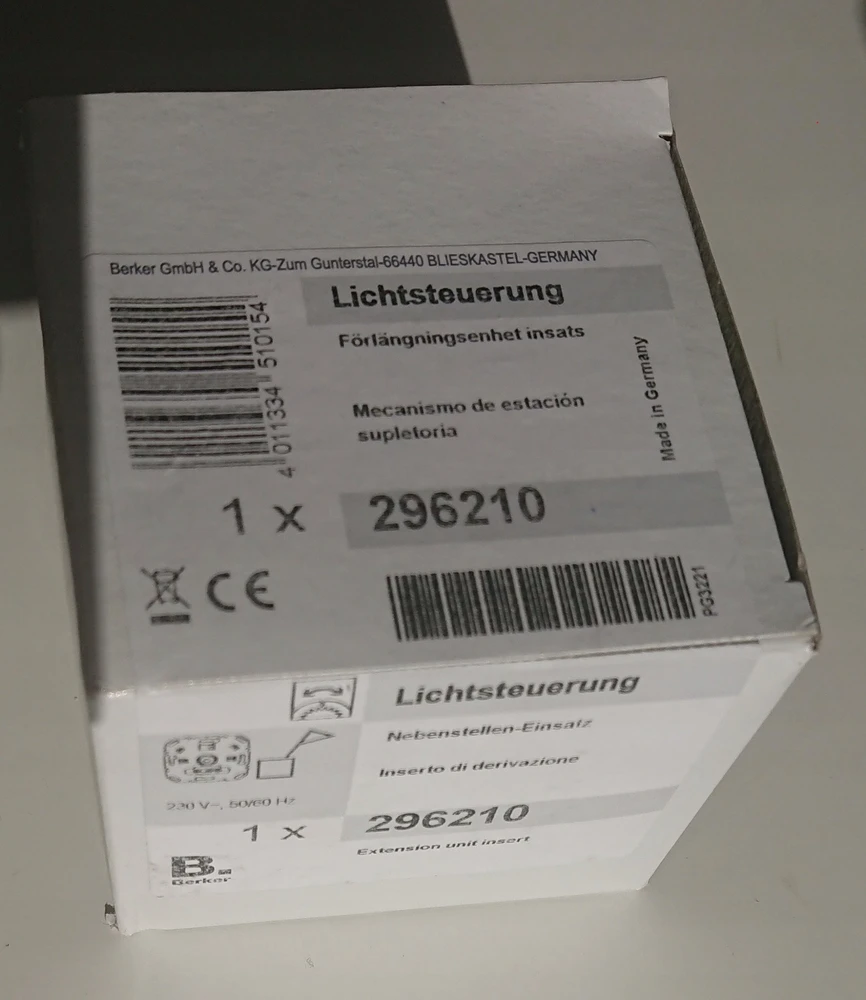 LED dimeris Berker