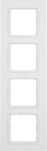 Hager Polo 10146919 Berker B.7 Quad rėmas baltas 10146919