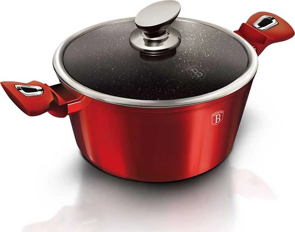 Berlinger Haus GRANITINIS PUODAS 30 cm BERLINGER HAUS BH-6192 BURGUNDY