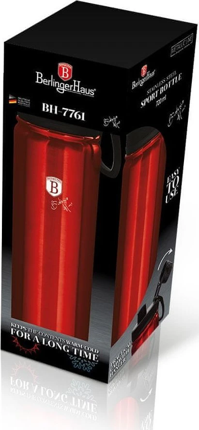 Gertuvė SPORTOWA Buteliukas TERMICZNA 720ML BERLINGER HAUS BURGUNDY BH-7761