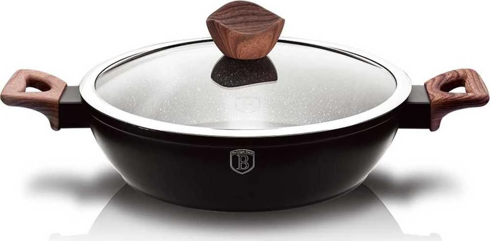 Berlinger Haus GRANITINIS PUODAS BERLINGER 28cm BH-1739 EBONY ROSEWOOD
