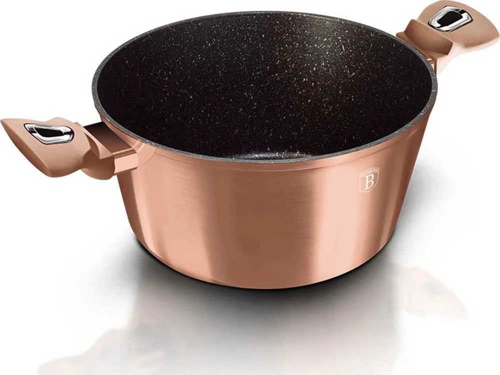 Berlinger Haus Puodų ir keptuvių komplektas, 13 dalių, Berlingerhaus Metallic Line Rose Gold | BH-7058